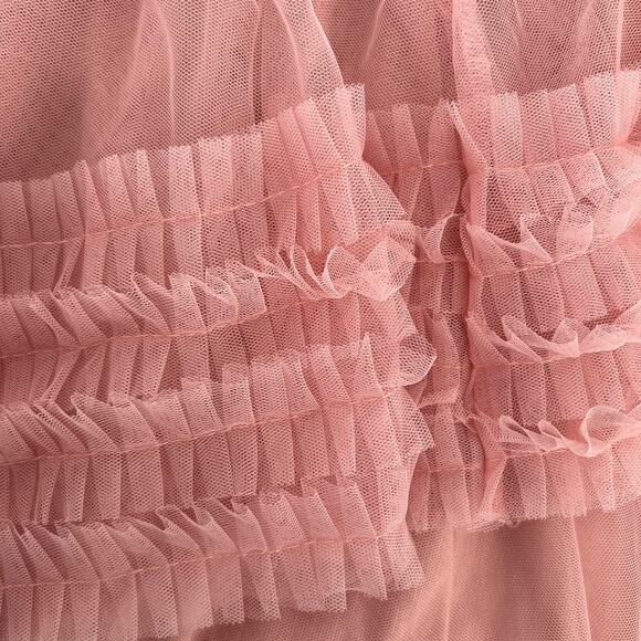Pink Tulle Tiered Skirt Size Large - Picture 2 of 5